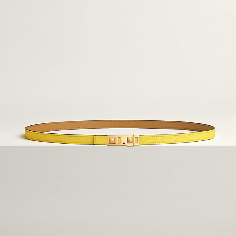 Collier de Chien belt buckle & Reversible leather strap 13 mm