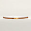 Collier de Chien belt buckle & Reversible leather strap 13 mm, view 1 of 3