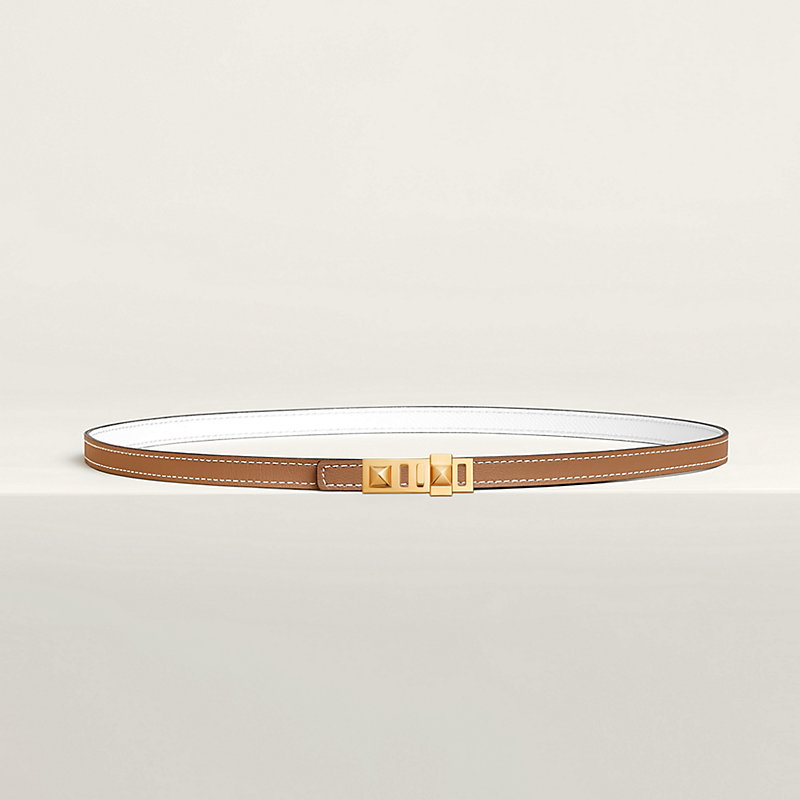 Collier de Chien belt buckle & Reversible leather strap 13 mm