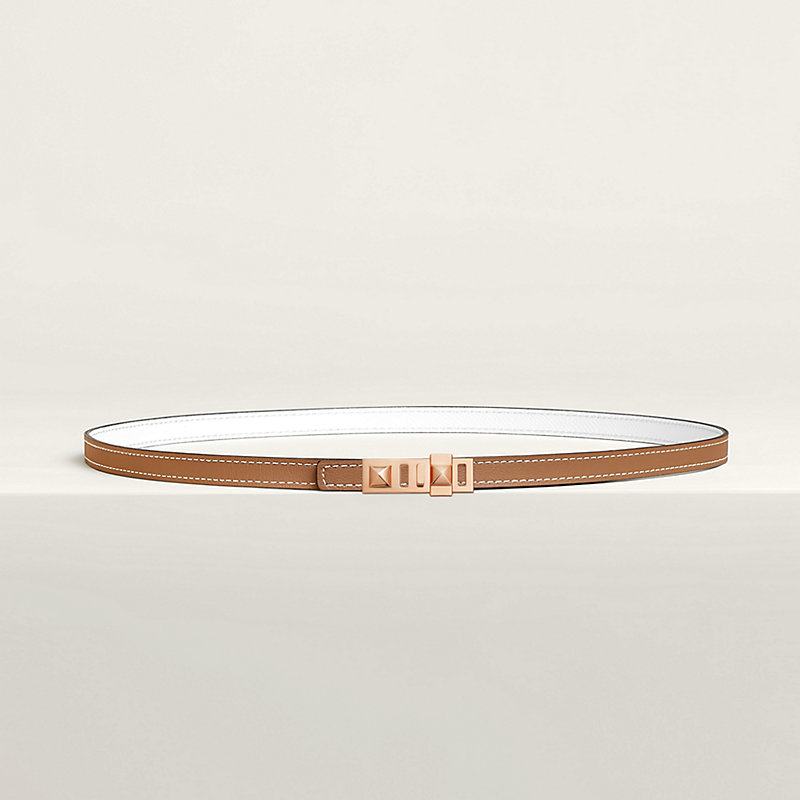 Collier de Chien belt buckle & Reversible leather strap 13 mm