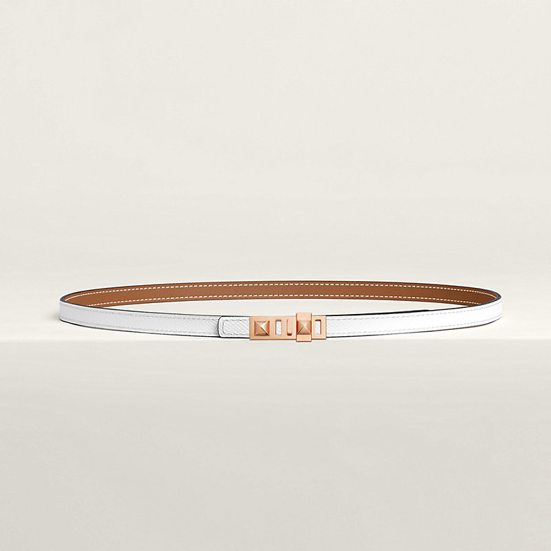 Collier de Chien belt buckle & Reversible leather strap 13 mm