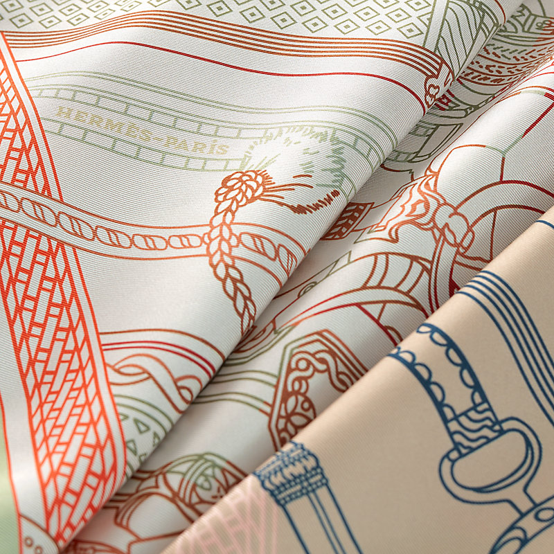 Concours d'Etriers Remix double face scarf 70