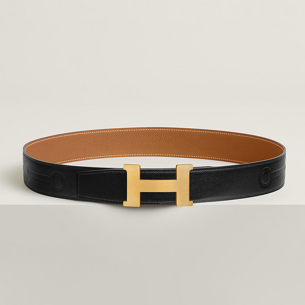 Constance belt buckle & Coaching reversible leather strap 38  display picture 2