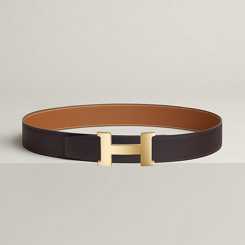 Constance belt buckle & Reversible leather strap 38 mm