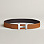 Constance belt buckle & Reversible leather strap 38 mm, view 2 of 3
