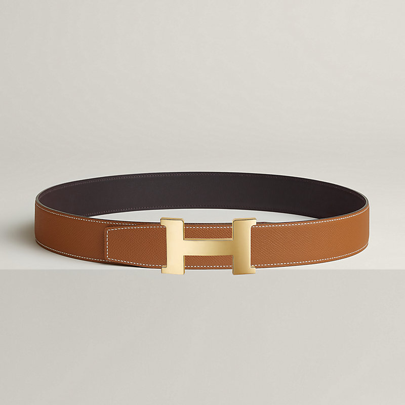 Constance belt buckle & Reversible leather strap 38 mm