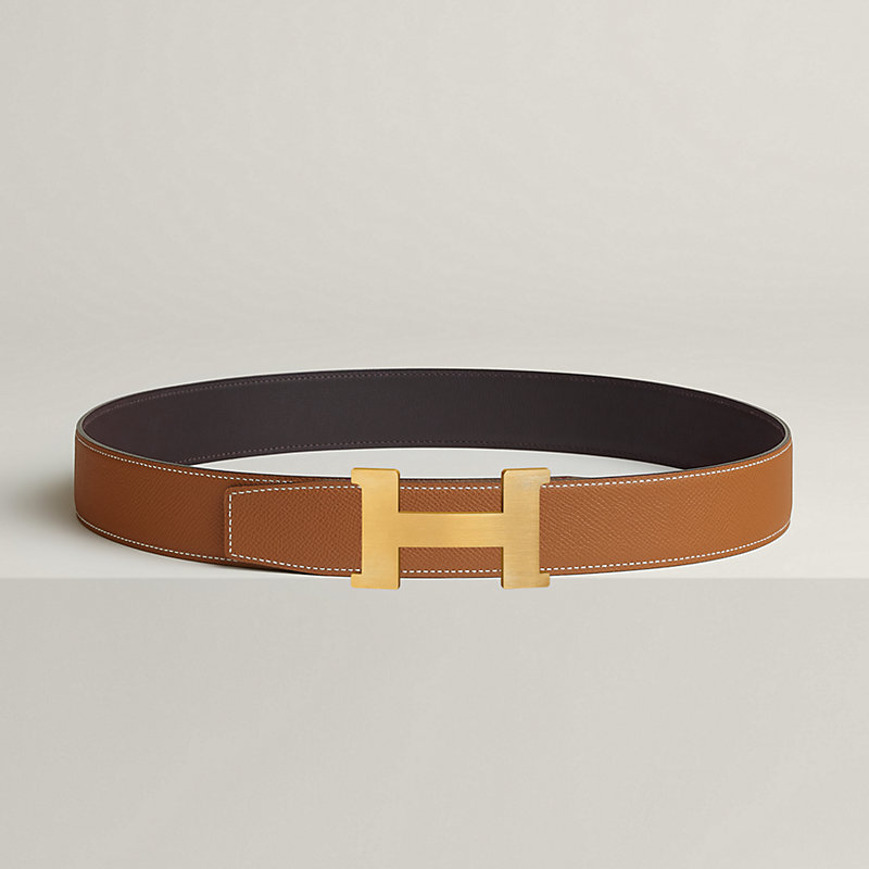 Constance belt buckle & Reversible leather strap 38 mm