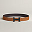 Constance belt buckle & Reversible leather strap 38 mm, view 2 of 2