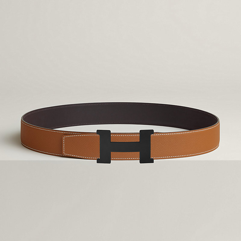 Constance belt buckle & Reversible leather strap 38 mm