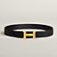 View: , Constance belt buckle & Reversible leather strap 38 mm