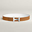 View: , Constance belt buckle & Reversible leather strap 38 mm
