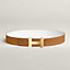 View: , Constance belt buckle & Reversible leather strap 38 mm