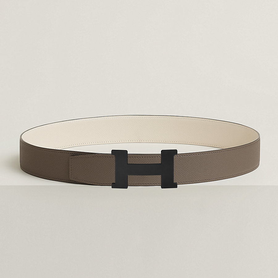 Constance belt buckle & Reversible leather strap 38 mm