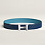 Constance belt buckle & Reversible leather strap 38 mm, view 2 of 3