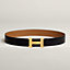 View: , Constance belt buckle & Reversible leather strap 38 mm