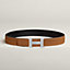 View: , Constance belt buckle & Reversible leather strap 38 mm