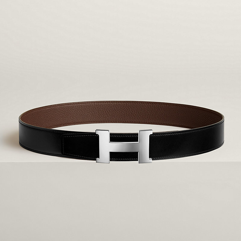 Constance belt buckle & Reversible leather strap 38 mm