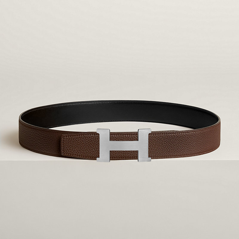 Constance belt buckle & Reversible leather strap 38 mm