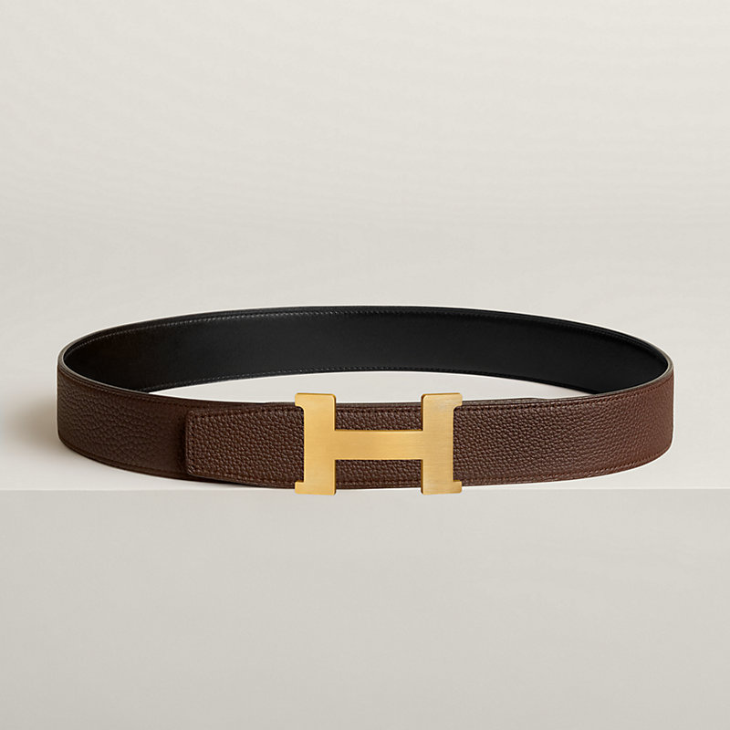 Constance belt buckle & Reversible leather strap 38 mm