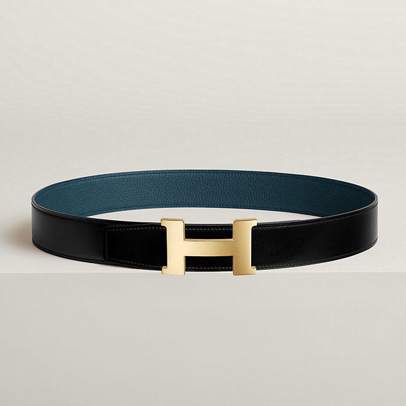 Constance belt buckle & Reversible leather strap 38 mm