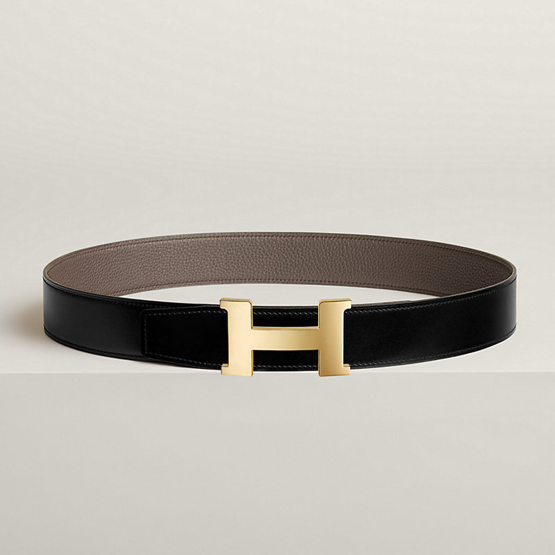 Constance belt buckle & Reversible leather strap 38 mm