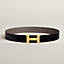 View: , Constance belt buckle & Reversible leather strap 38 mm