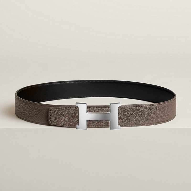 Constance belt buckle & Reversible leather strap 38 mm