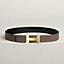View: , Constance belt buckle & Reversible leather strap 38 mm