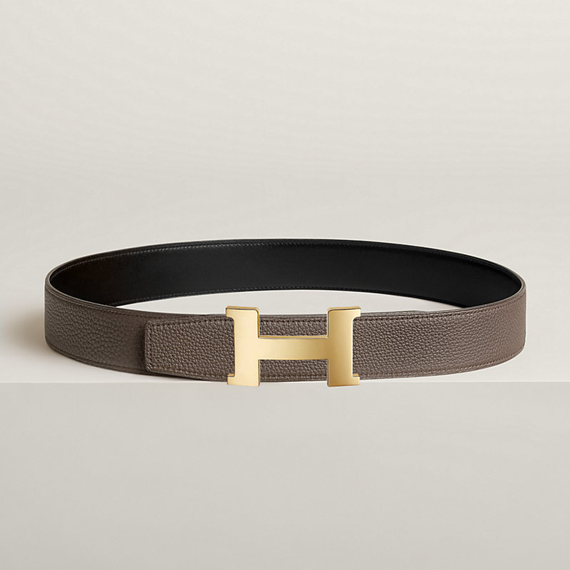 Constance belt buckle & Reversible leather strap 38 mm