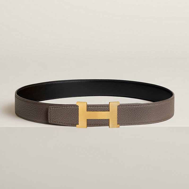 Constance belt buckle & Reversible leather strap 38 mm