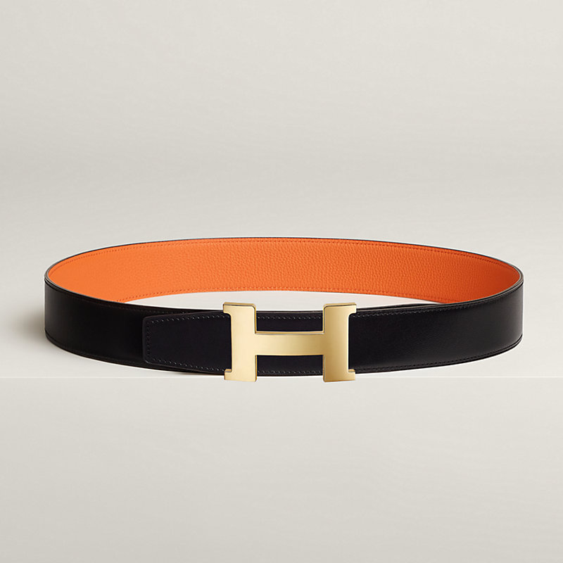 Constance belt buckle & Reversible leather strap 38 mm