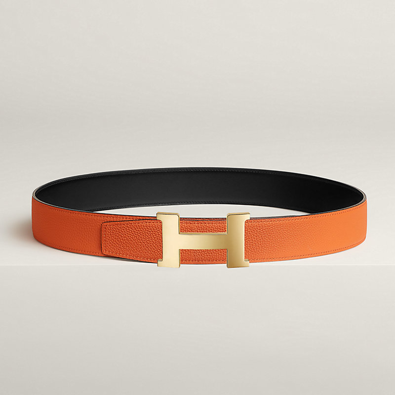 Constance belt buckle & Reversible leather strap 38 mm