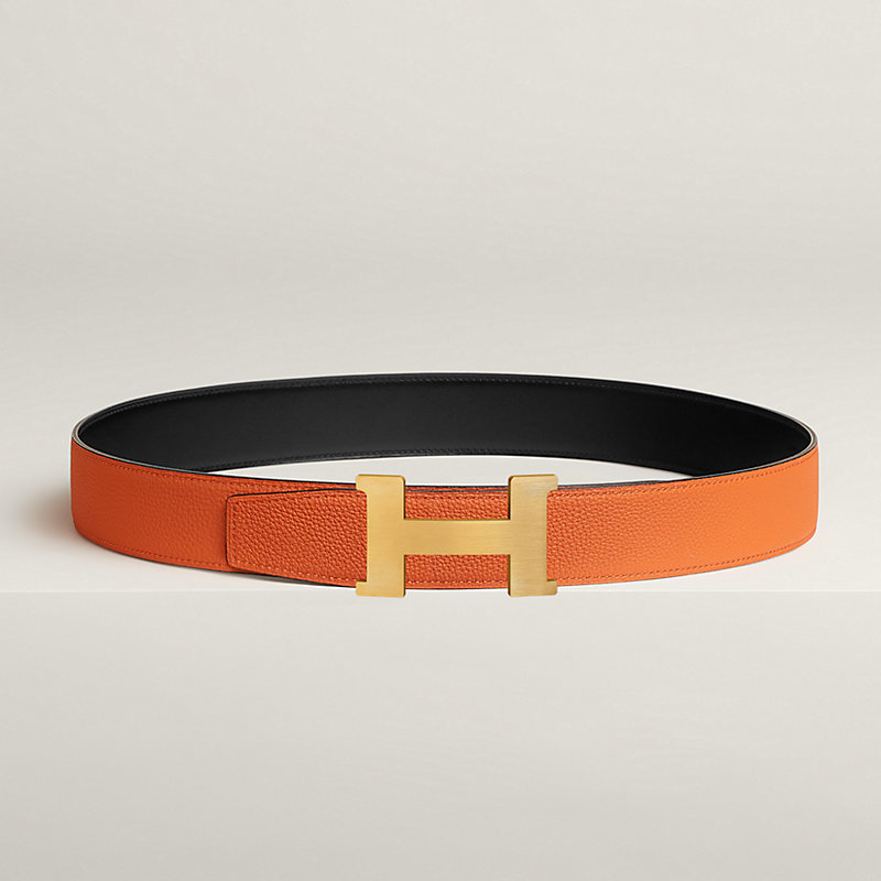 Constance belt buckle & Reversible leather strap 38 mm