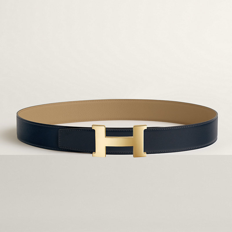 Constance belt buckle & Reversible leather strap 38 mm