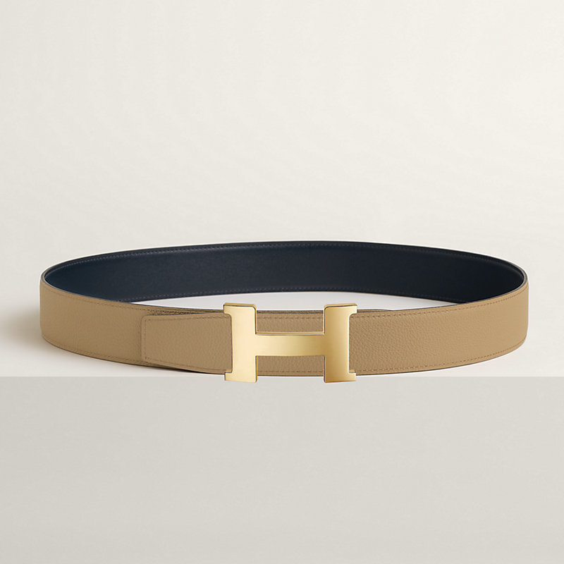 Constance belt buckle & Reversible leather strap 38 mm