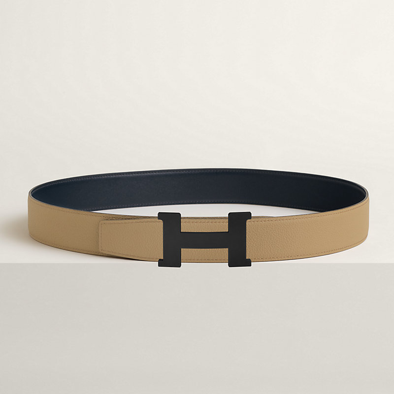 Constance belt buckle & Reversible leather strap 38 mm