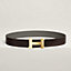 View: , Constance belt buckle & Reversible leather strap 38 mm