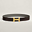 View: , Constance belt buckle & Reversible leather strap 38 mm
