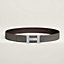 Constance belt buckle & Reversible leather strap 38 mm, view 2 of 2