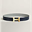 View: , Constance belt buckle & Reversible leather strap 38 mm