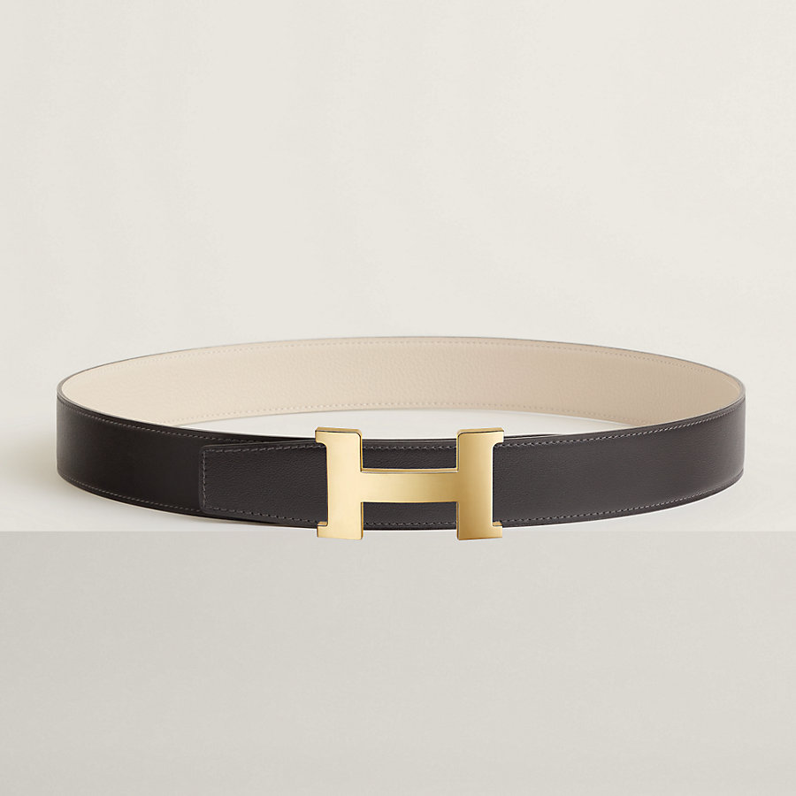 Constance belt buckle & Reversible leather strap 38 mm