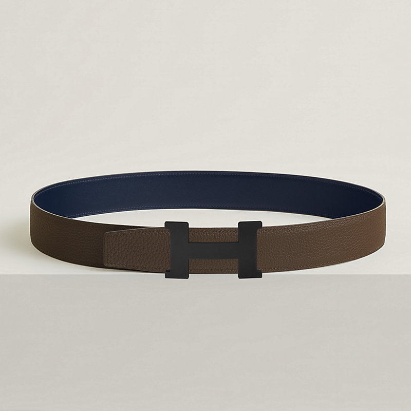 Constance belt buckle & Reversible leather strap 38 mm