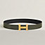 View: , Constance belt buckle & Reversible leather strap 38 mm