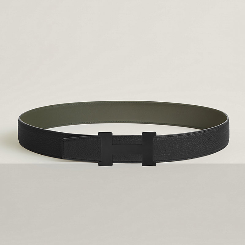Constance belt buckle & Reversible leather strap 38 mm
