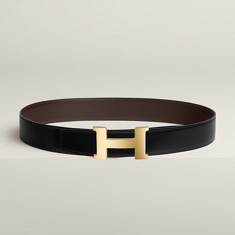 Constance belt buckle & Reversible leather strap 38 mm