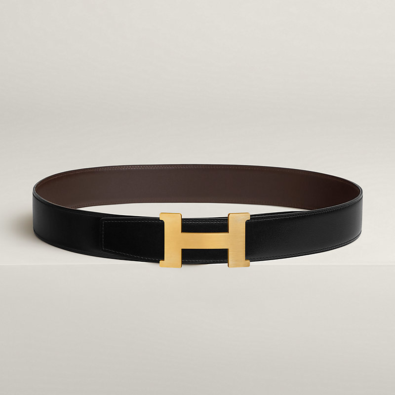 Constance belt buckle & Reversible leather strap 38 mm