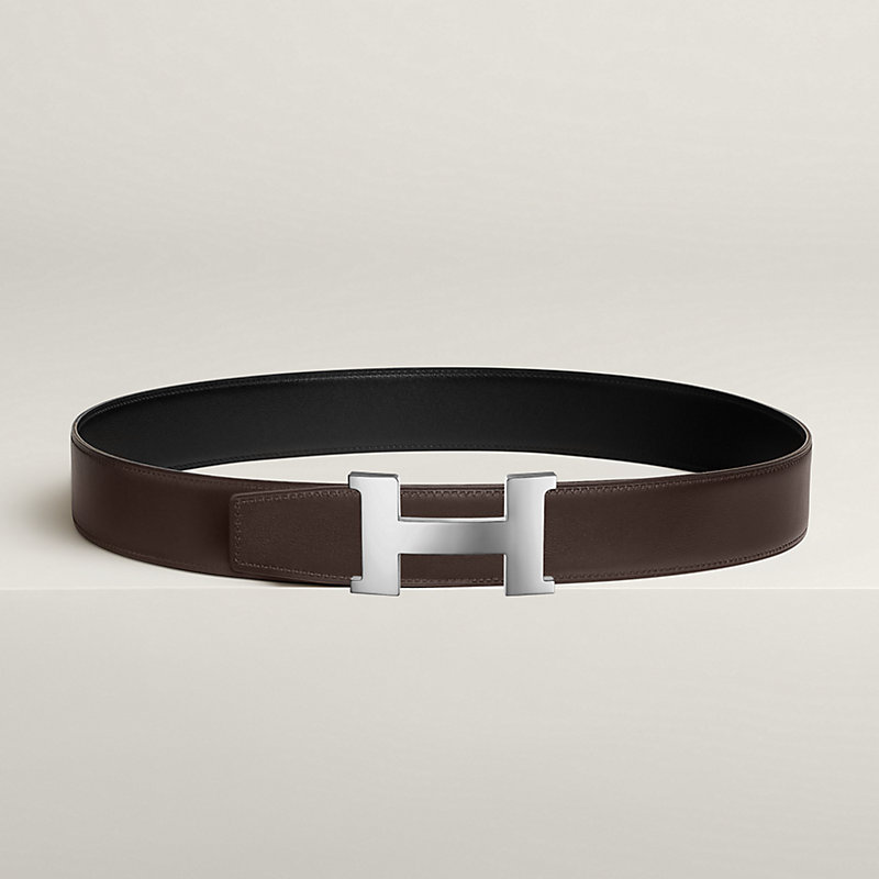 Constance belt buckle & Reversible leather strap 38 mm