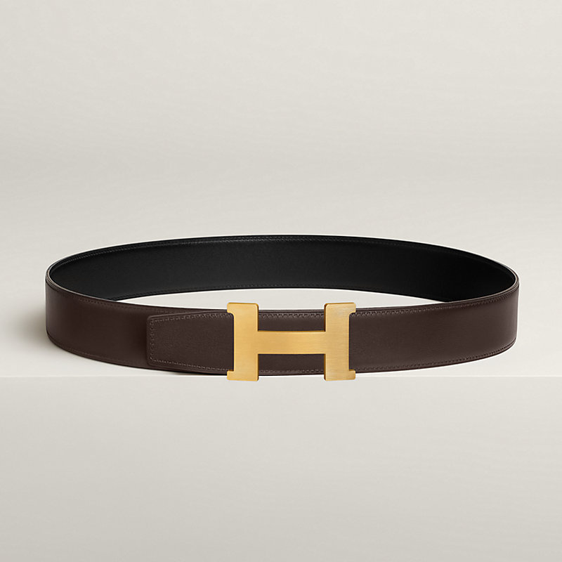 Constance belt buckle & Reversible leather strap 38 mm