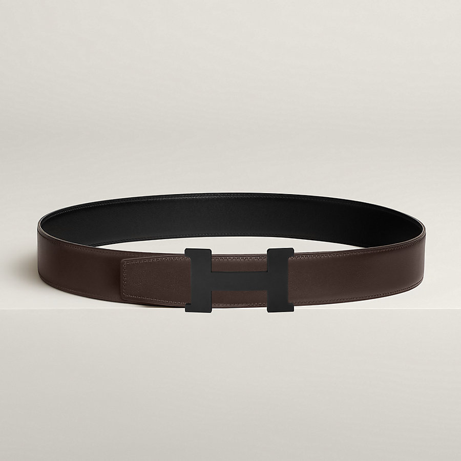 Constance belt buckle & Reversible leather strap 38 mm