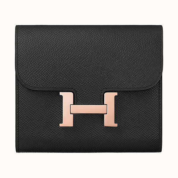 hermes constance compact wallet